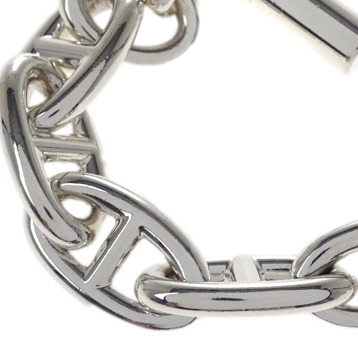 Hermes Chaine d'Ancre GM Chain Bracelet Ag925 Silver
