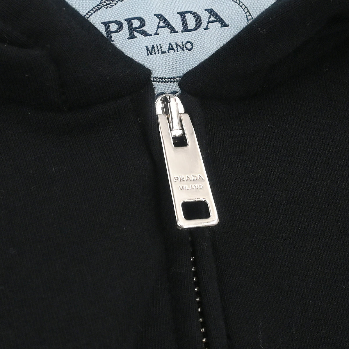 Prada 2018 Sport Zip Up Sweatshirt Black #M