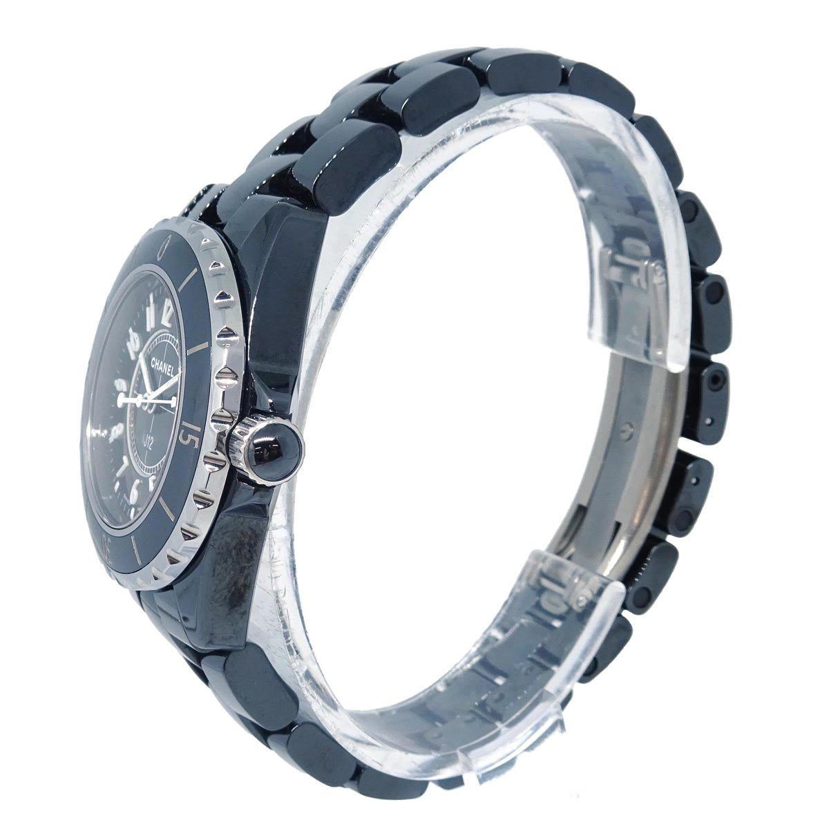 Chanel J12 Ref.H0682 Quartz 33mm Watch Ceramic SS