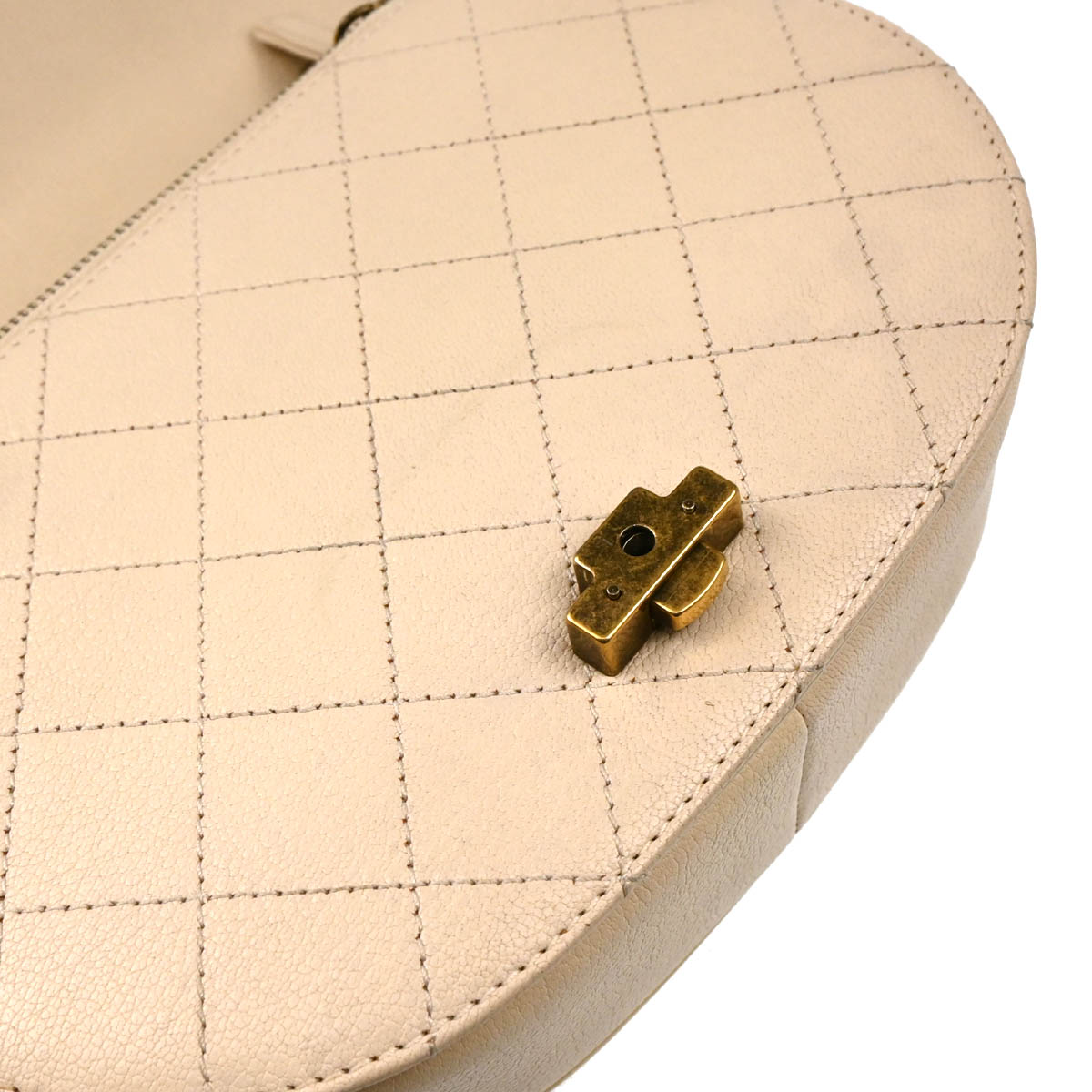 Chanel 2017 Beige Calfskin Coco Curve 2way Handbag
