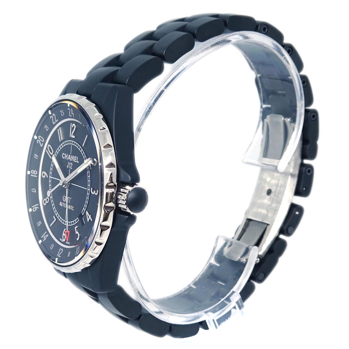 Chanel J12 GMT Ref.H3101 41mm Self-winding Watch Ceramic SS