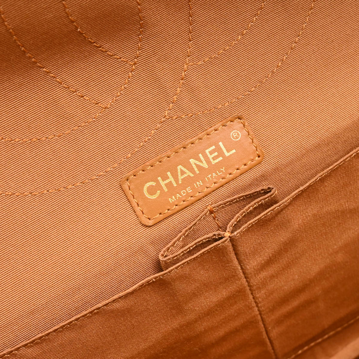 Chanel 2010-2011 Beige Lambskin 2.55 Jumbo Double Flap Shoulder Bag