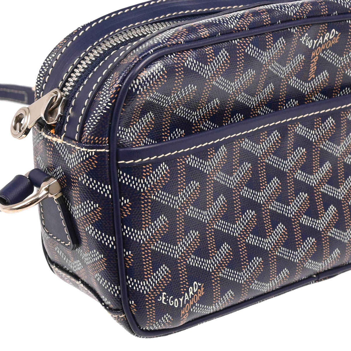 Goyard 2019 Navy Sac Cap Vert PM Shoulder Bag