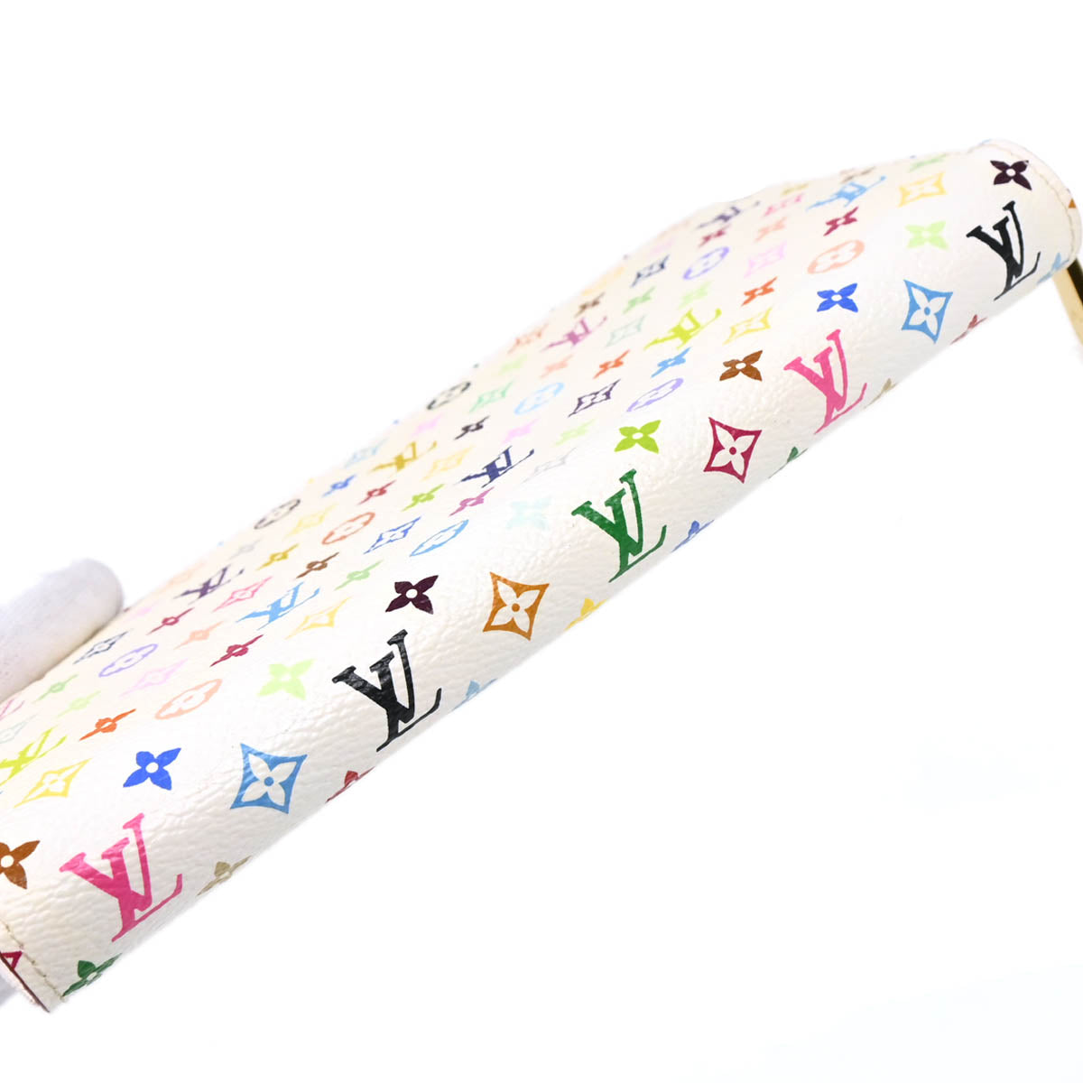 Louis Vuitton 2013 White Multicolor Zippy Wallet M60241