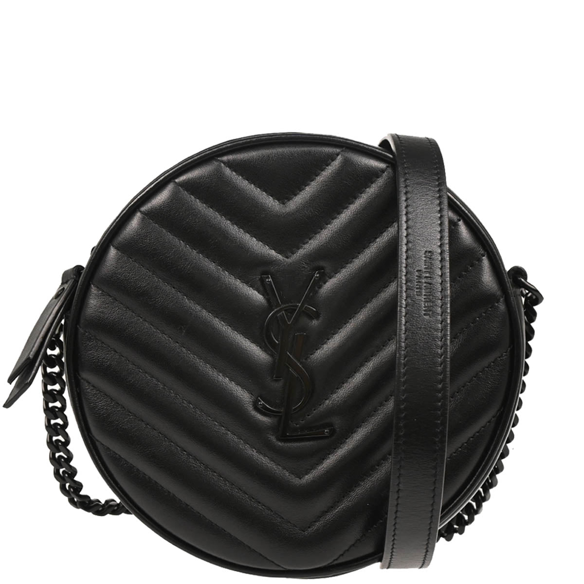 Saint Laurent Black Vinyle Shoulder Bag
