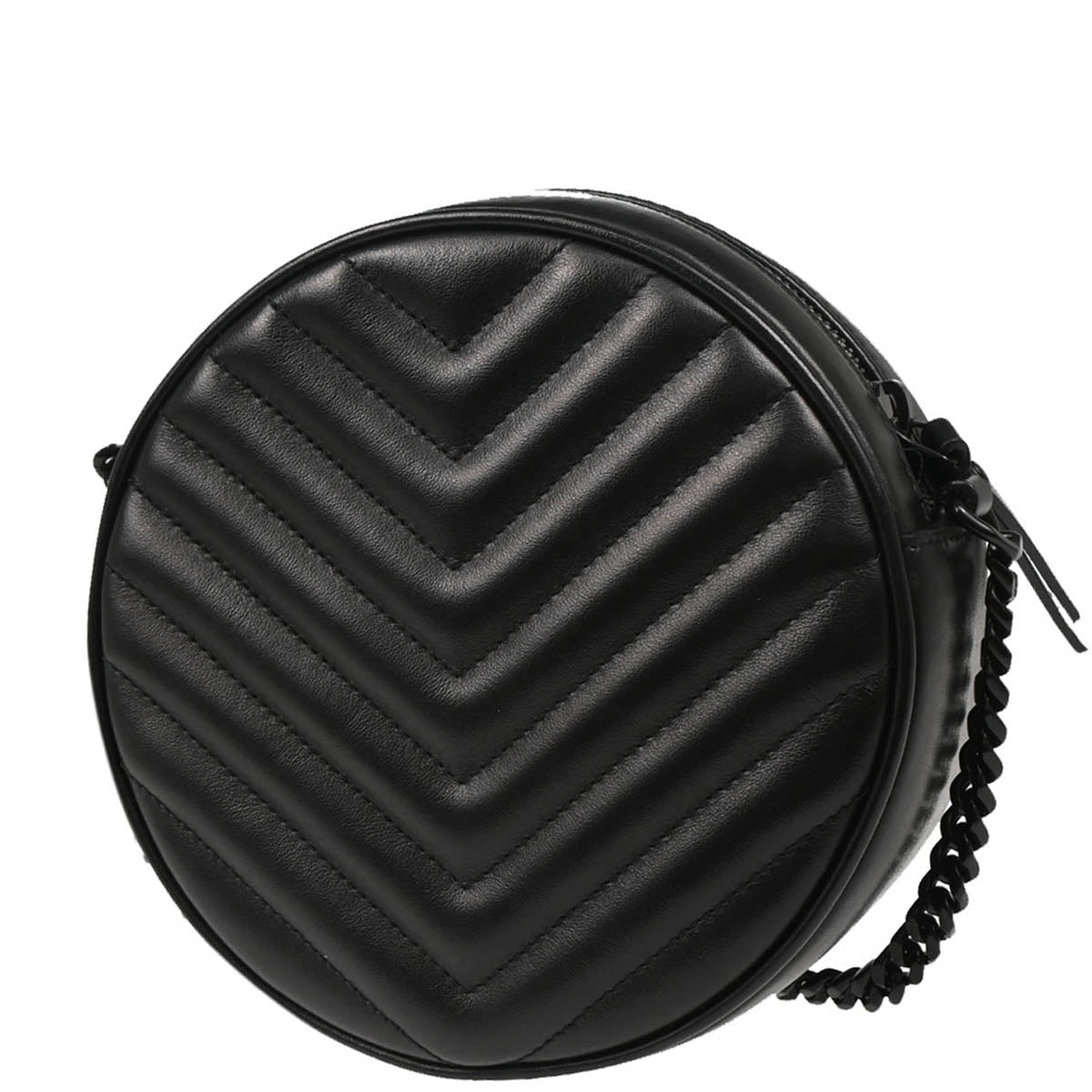 Saint Laurent Black Vinyle Shoulder Bag