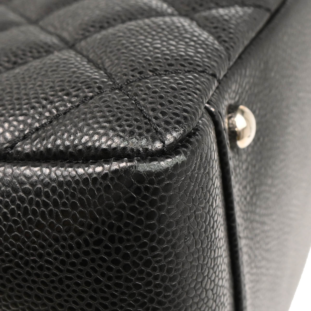 Chanel 2012-2013 Black Caviar Grand Shopping Tote GST XL Handbag