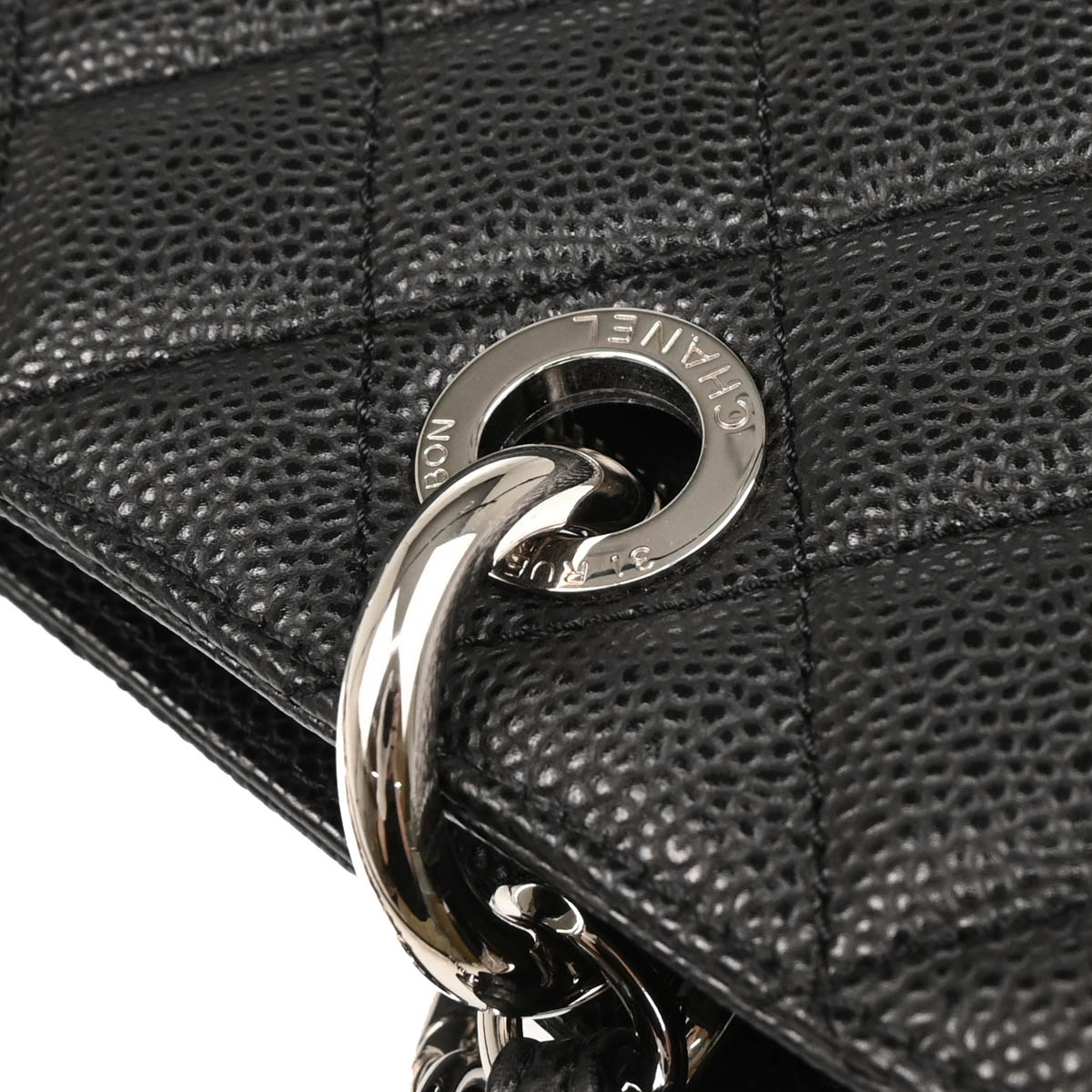 Chanel 2012-2013 Black Caviar Grand Shopping Tote GST XL Handbag