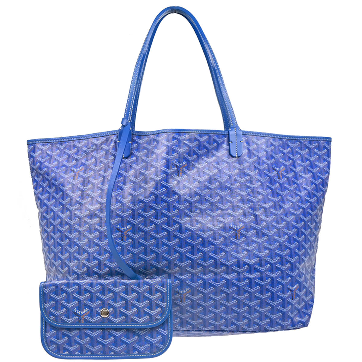 Goyard 2013 Blue St. Louis GM Tote Handbag