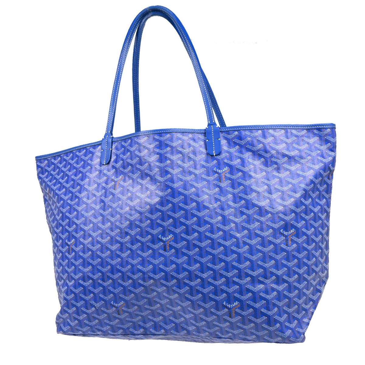 Goyard 2013 Blue St. Louis GM Tote Handbag