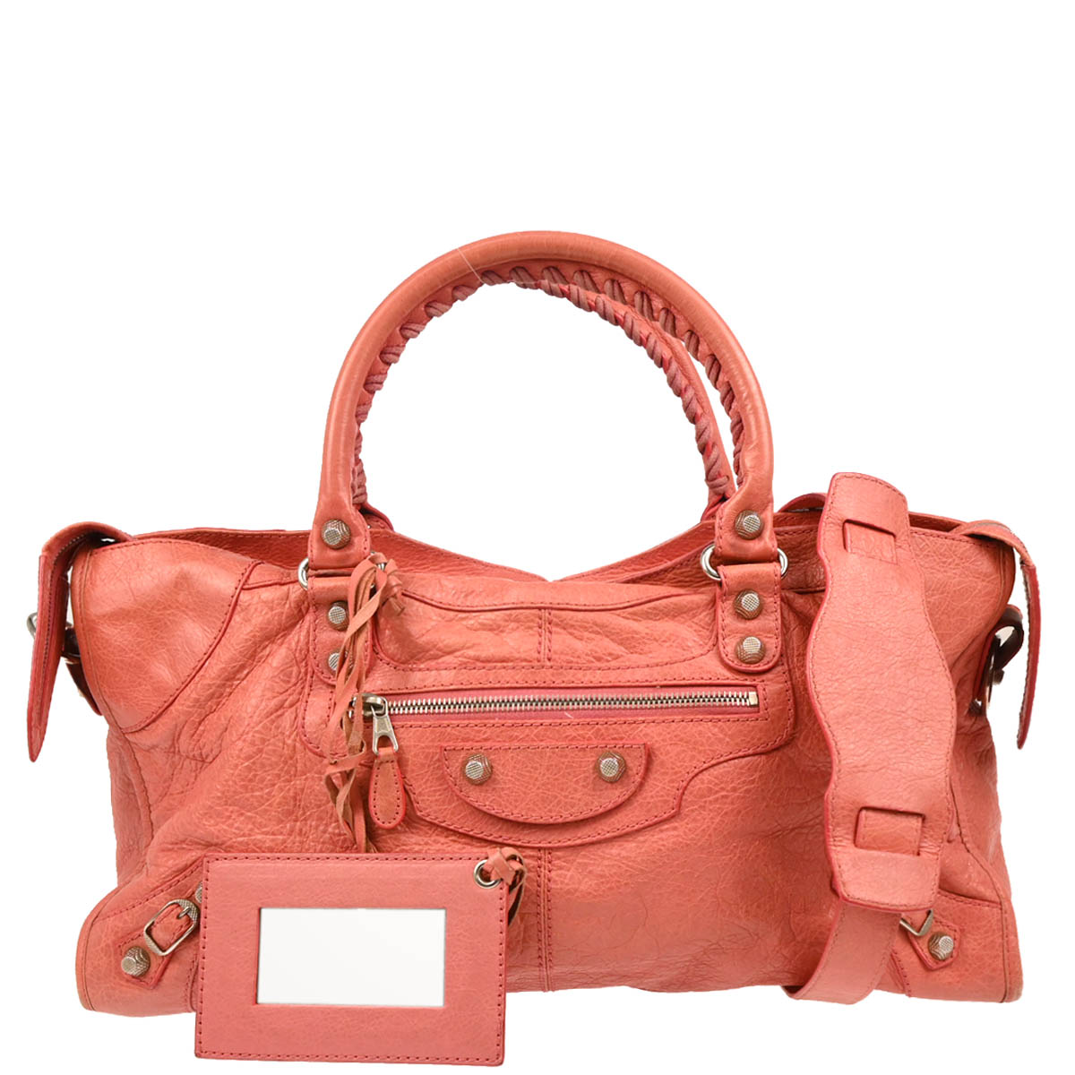 Balenciaga Pink Goatskin Part Time 2way Shoulder Handbag