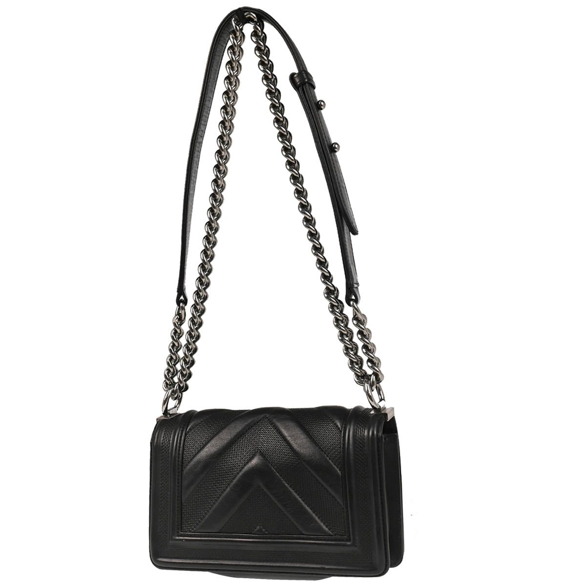 Boy Chanel 2019 Black Lambskin Small Chain Shoulder Bag