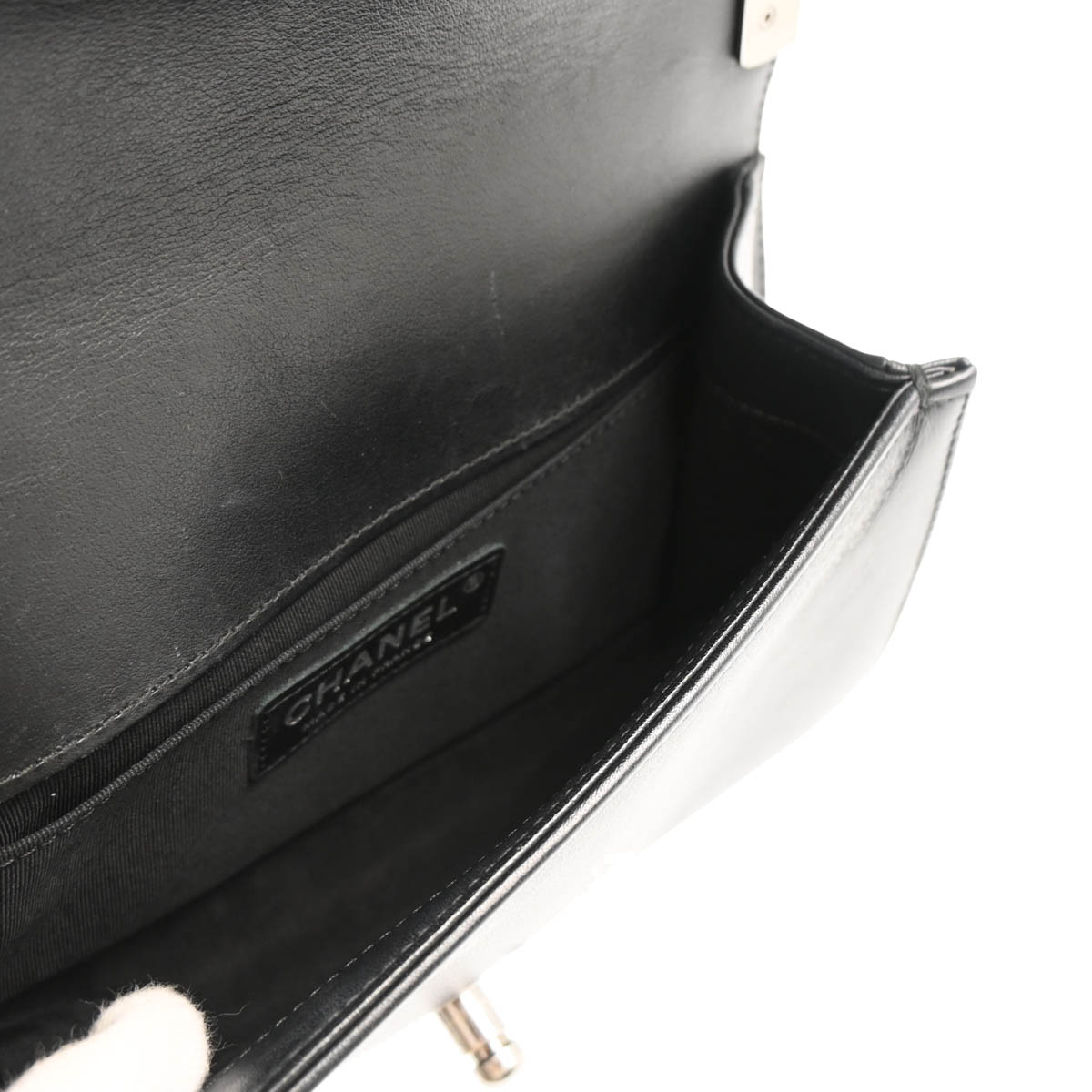 Boy Chanel 2019 Black Lambskin Small Chain Shoulder Bag