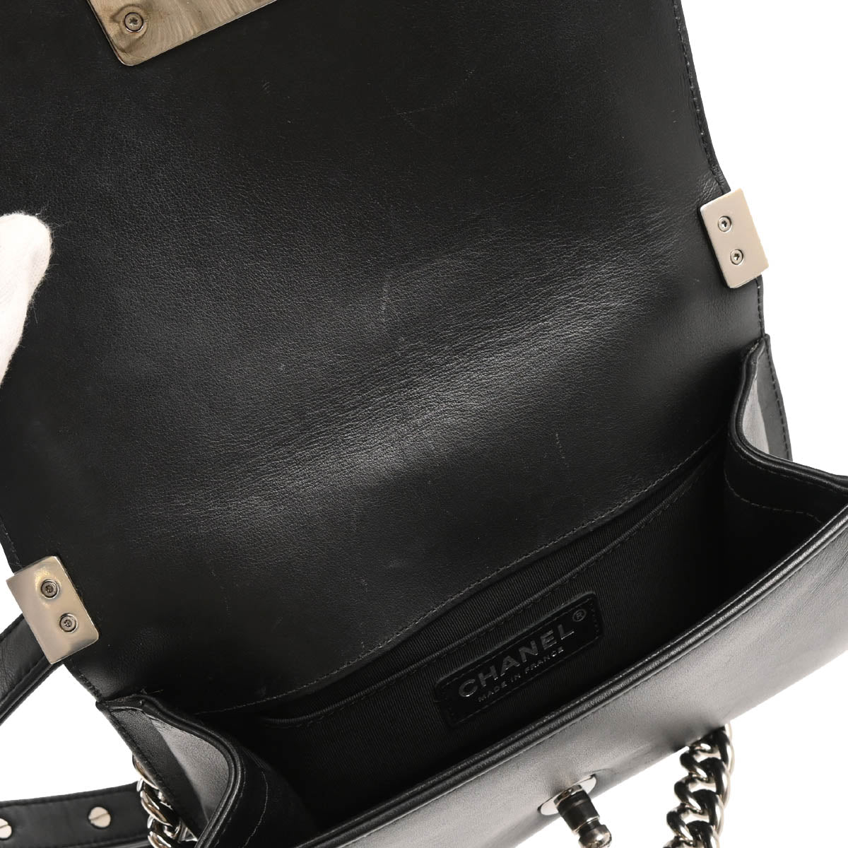 Boy Chanel 2019 Black Lambskin Small Chain Shoulder Bag