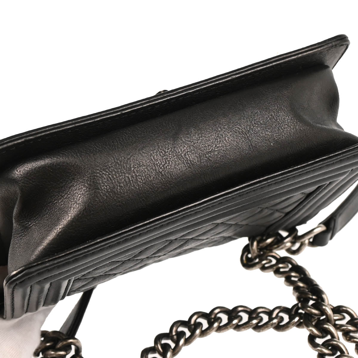Boy Chanel 2014 Black Calfskin Small Chain Shoulder Bag