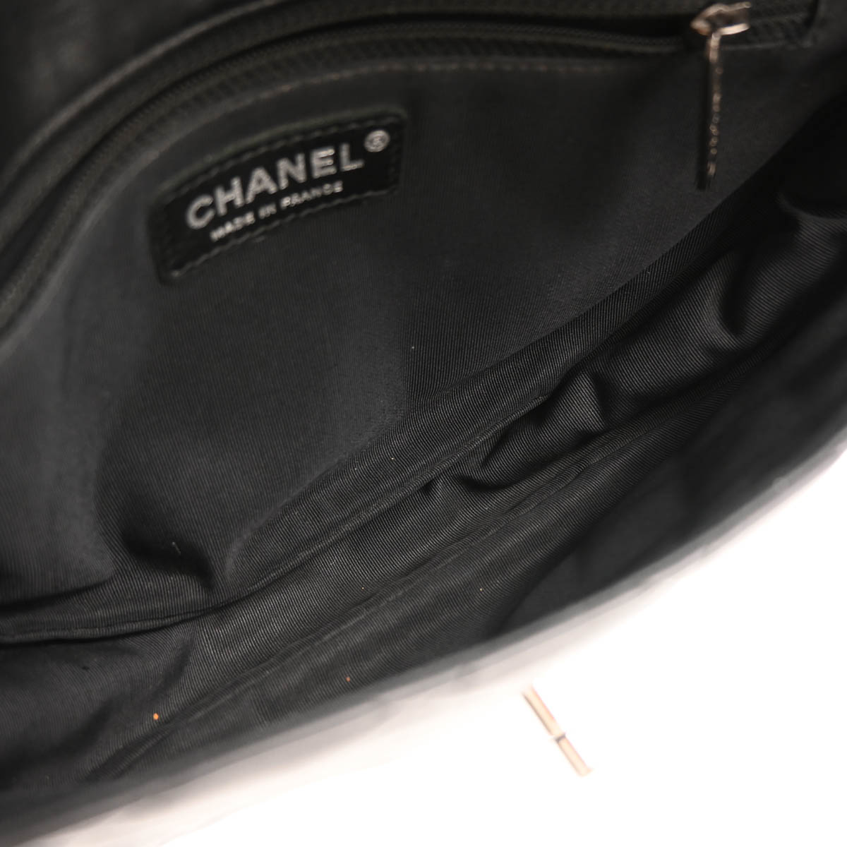 Chanel 2013-2014 Black Lambskin Medium Hula Hoop Handbag