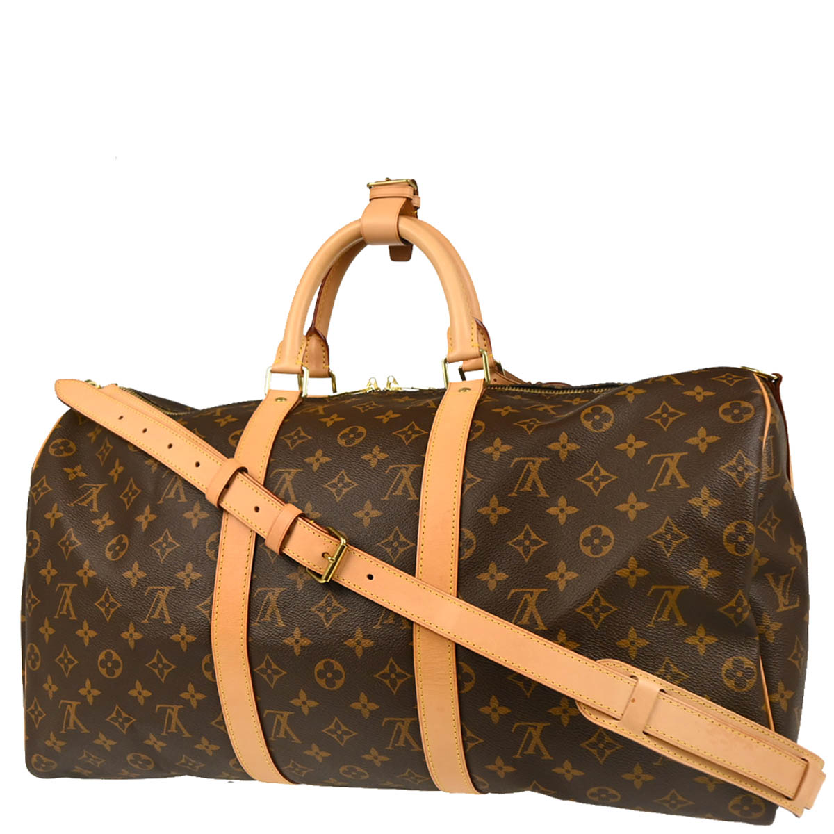 Louis Vuitton 2019 Monogram Keepall Bandouliere 50 Duffle Bag M41416