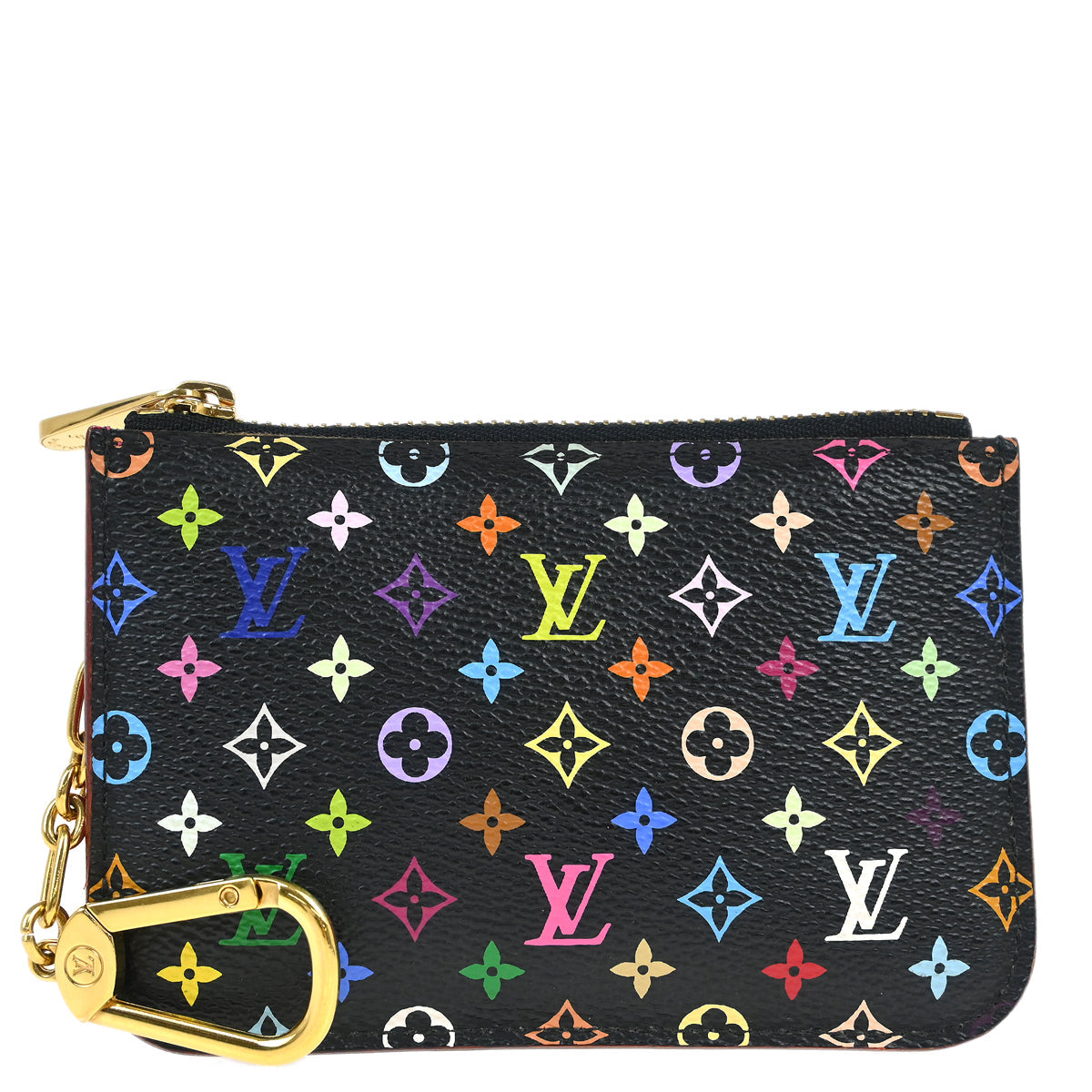 Louis Vuitton 2012 Multicolor Pochette Cles Coin Case Wallet M93735