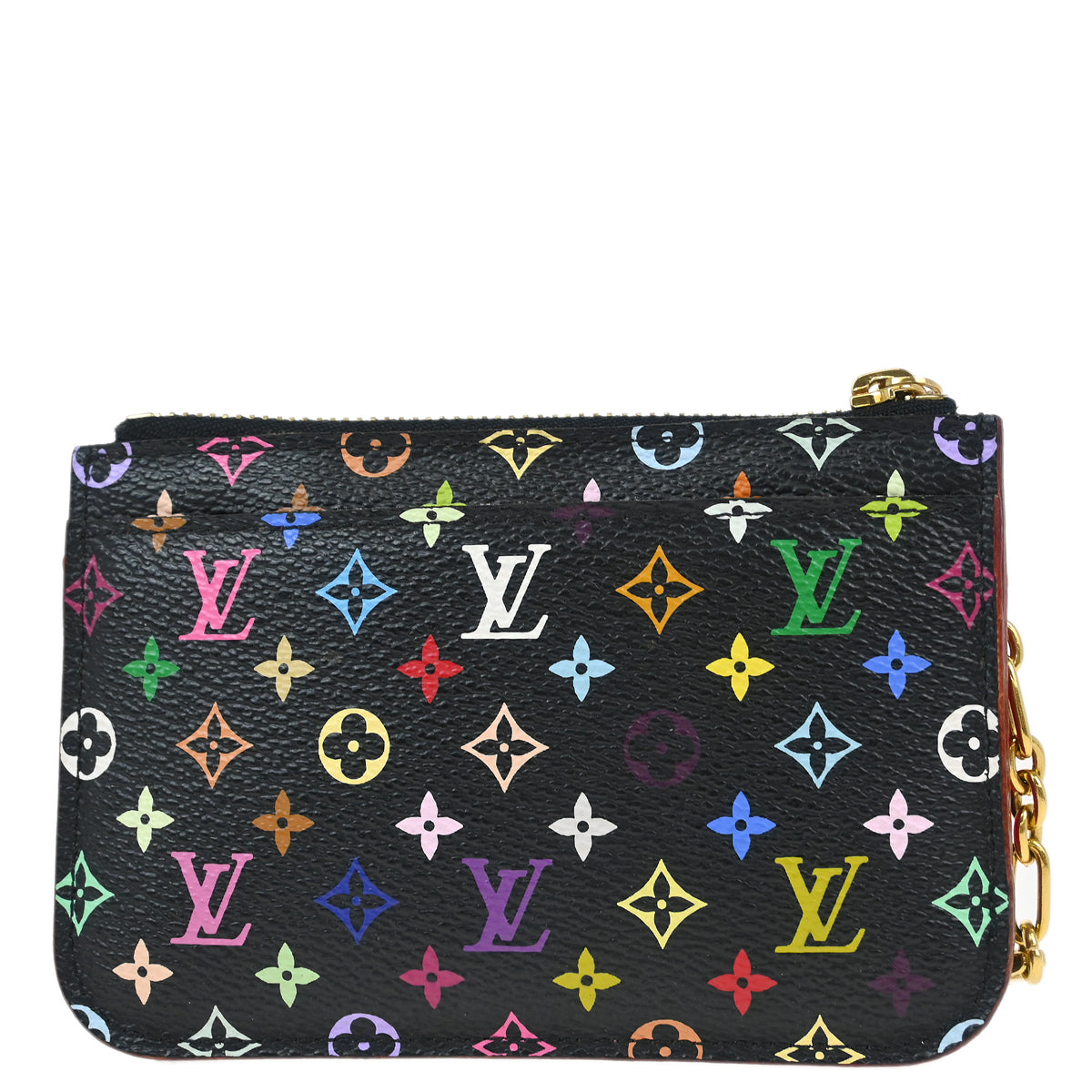 Louis Vuitton 2012 Multicolor Pochette Cles Coin Case Wallet M93735