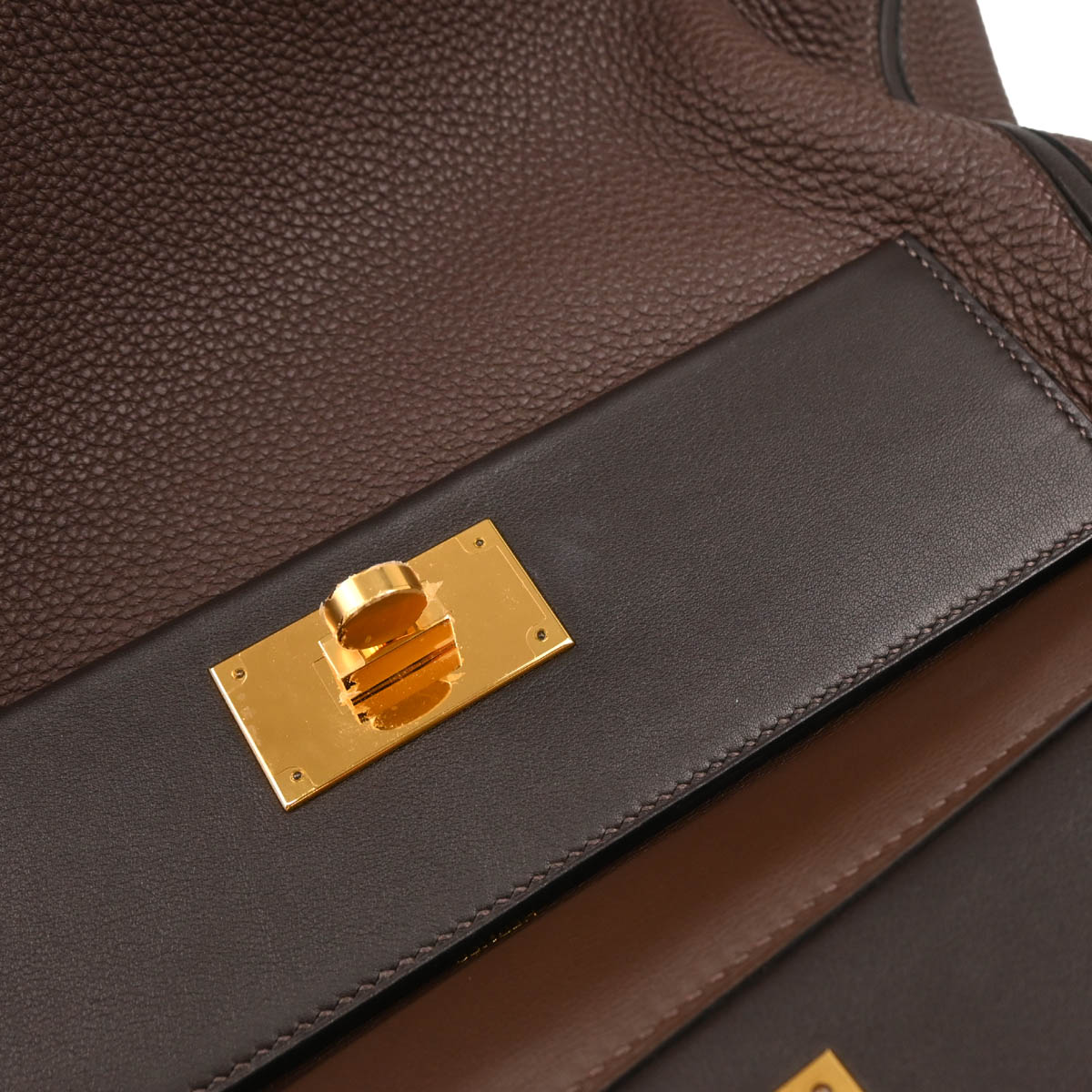 Hermes 2019 Chocolat Togo Sac 24/24 35 Handbag