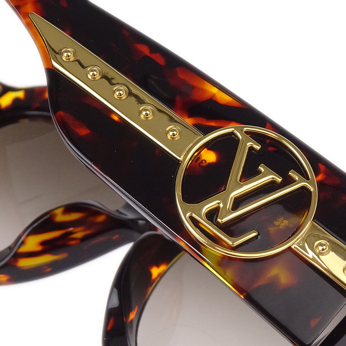 Louis Vuitton Sunglasses Eyewear Brown Small Good