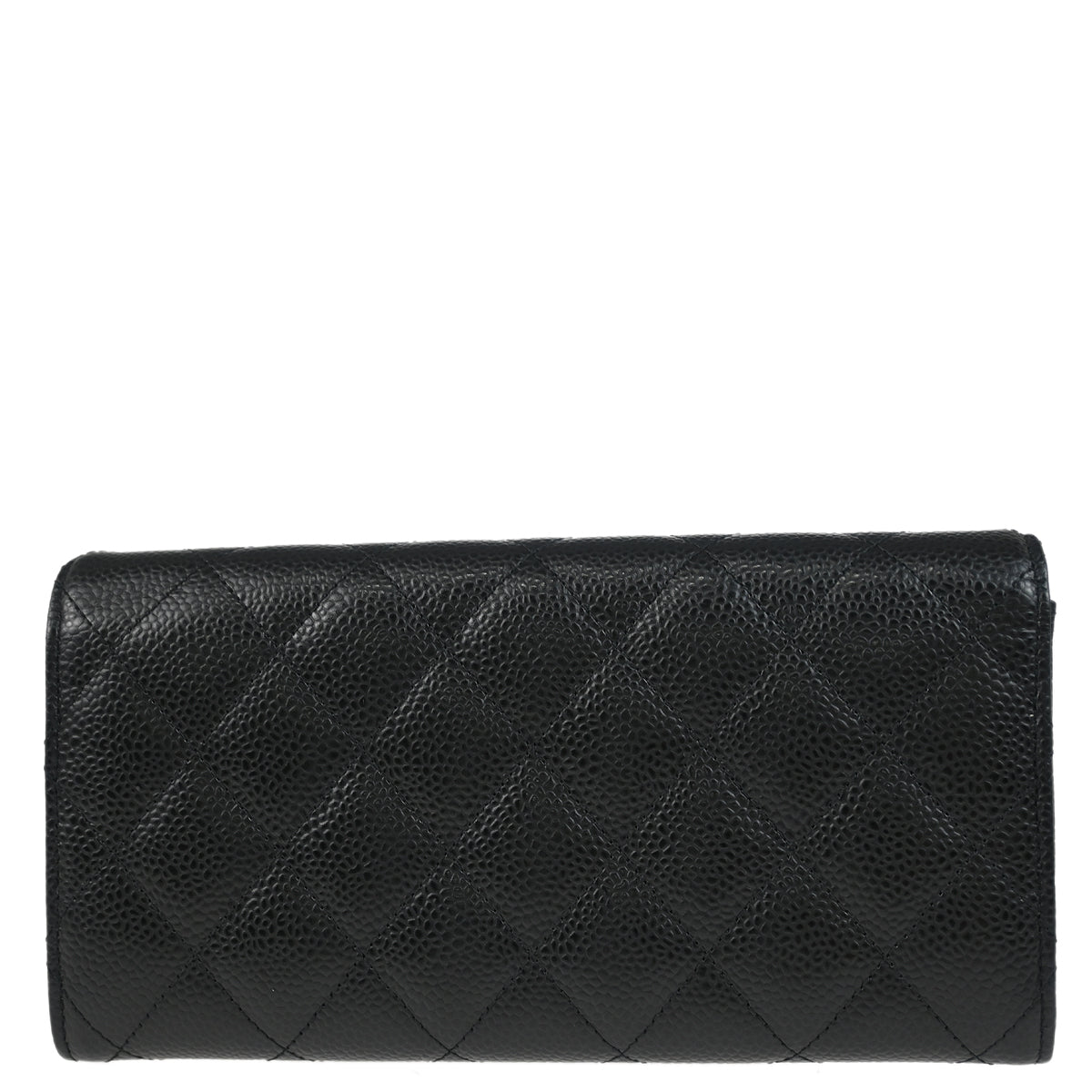 Chanel 2018-2019 Black Caviar Long Wallet