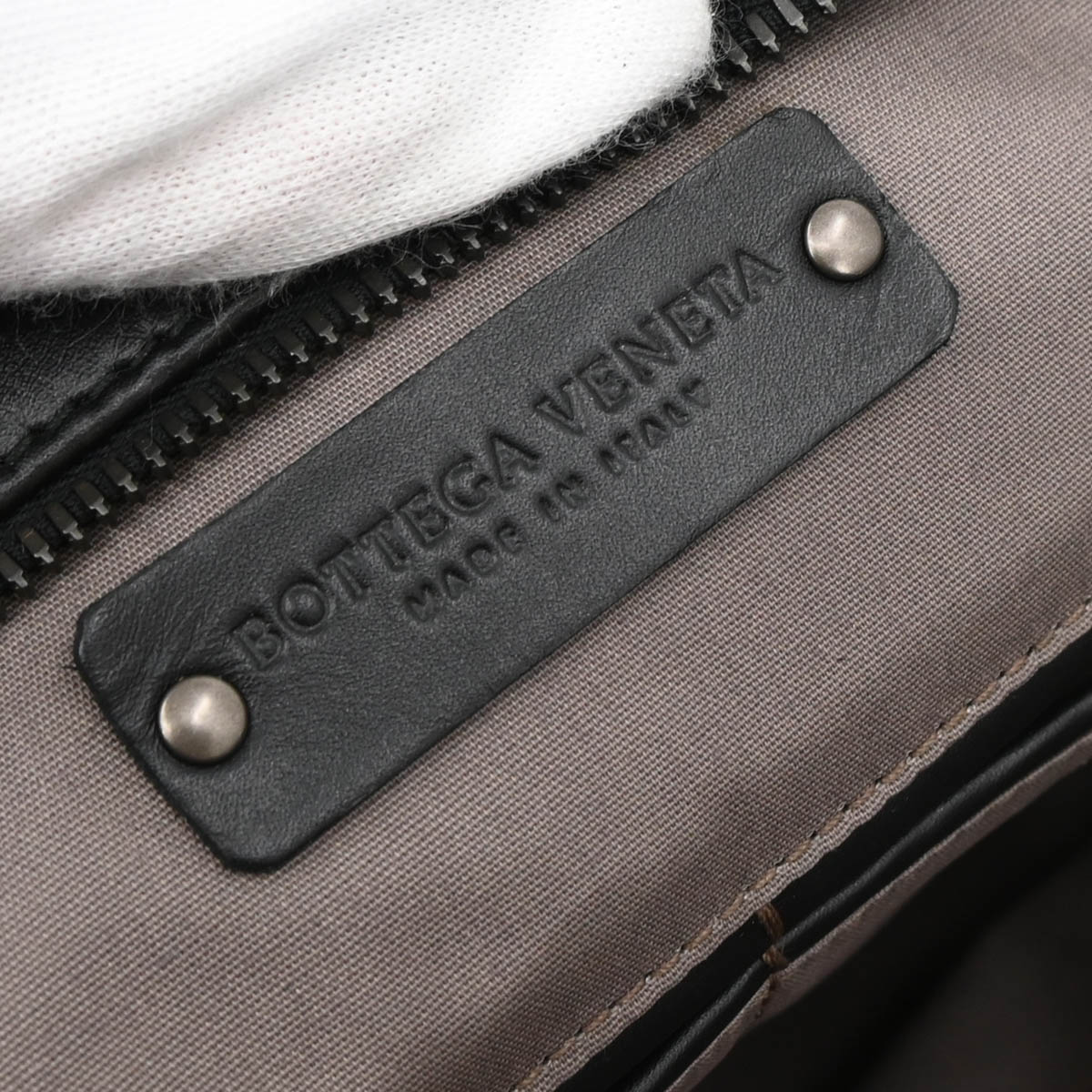 Bottega Veneta Black Intrecciato 2way Shoulder Briefcase Handbag