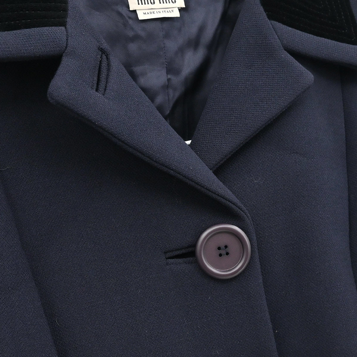 Miu Miu 2014 Coat Navy #40