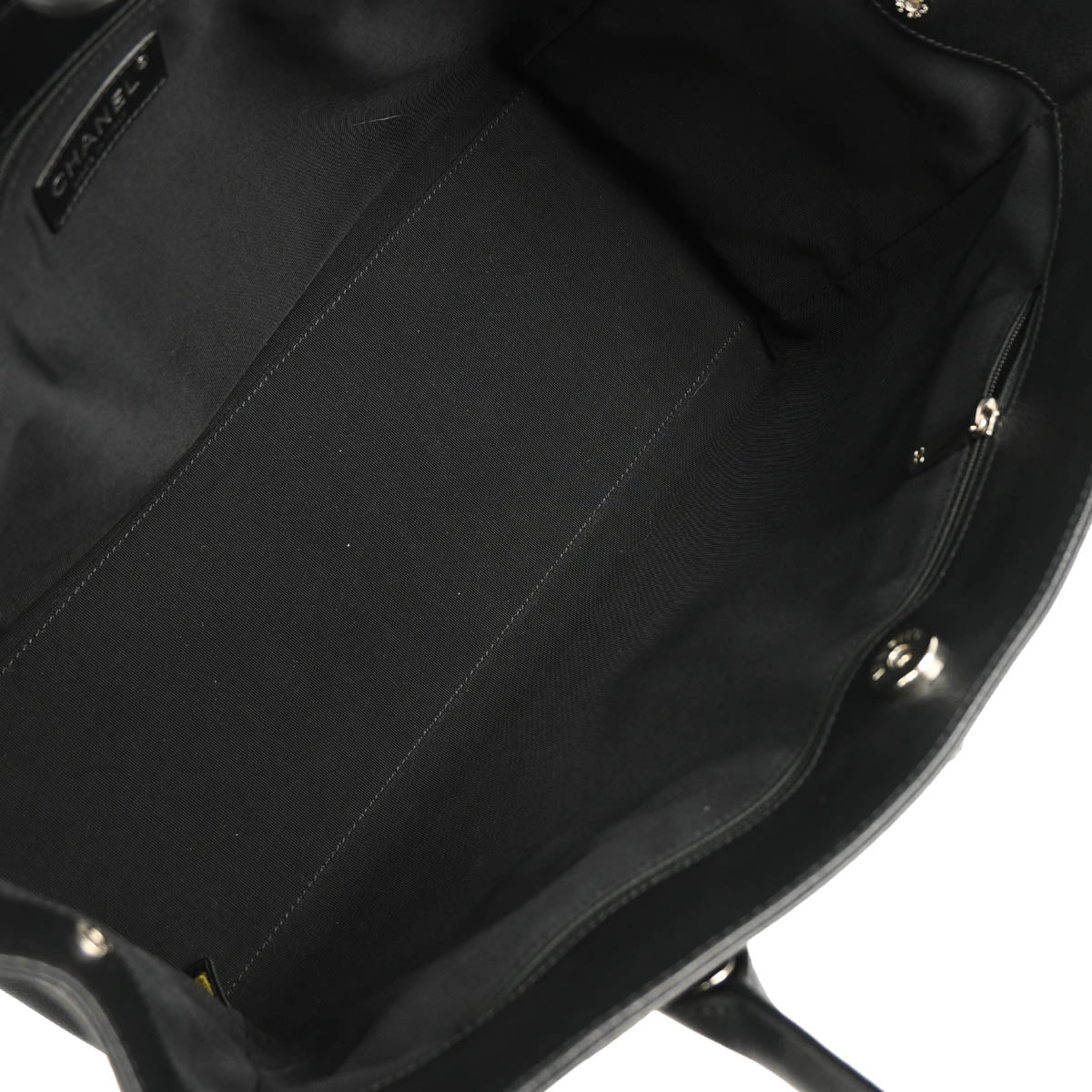 Chanel 2013-2014 Black Calfskin Executive Cerf Tote 2way Shoulder Bag