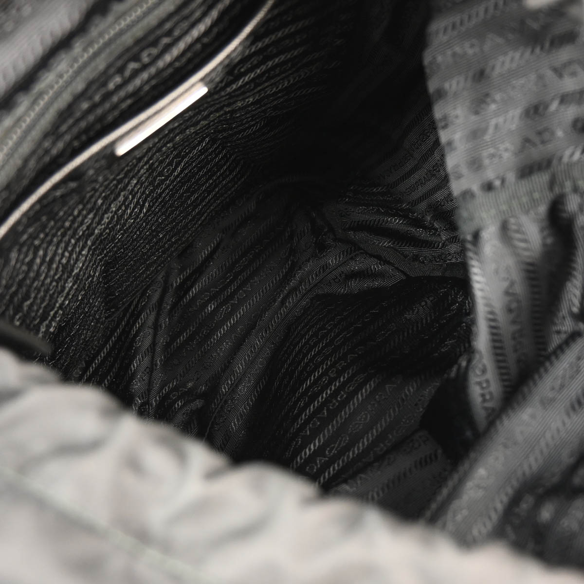 Prada Black Nylon Backpack