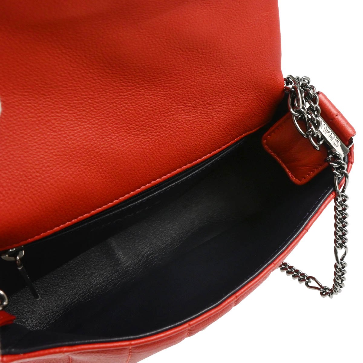 Chanel 2014 Red Lambskin Shoulder Bag