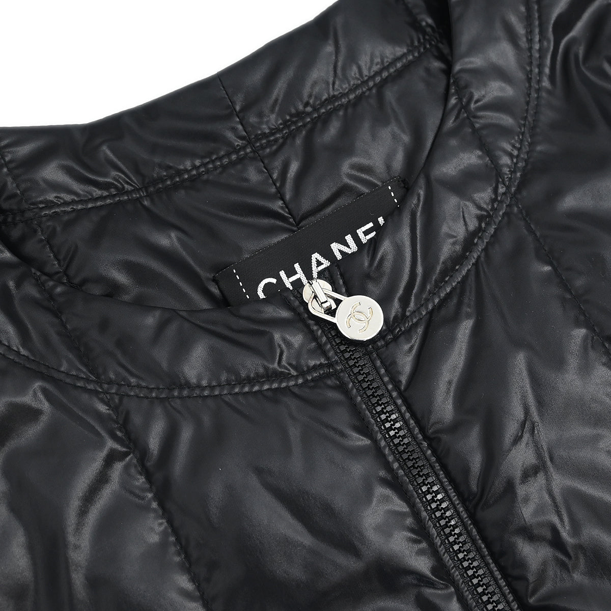 Chanel 2012 Zip Up Jacket Black #36