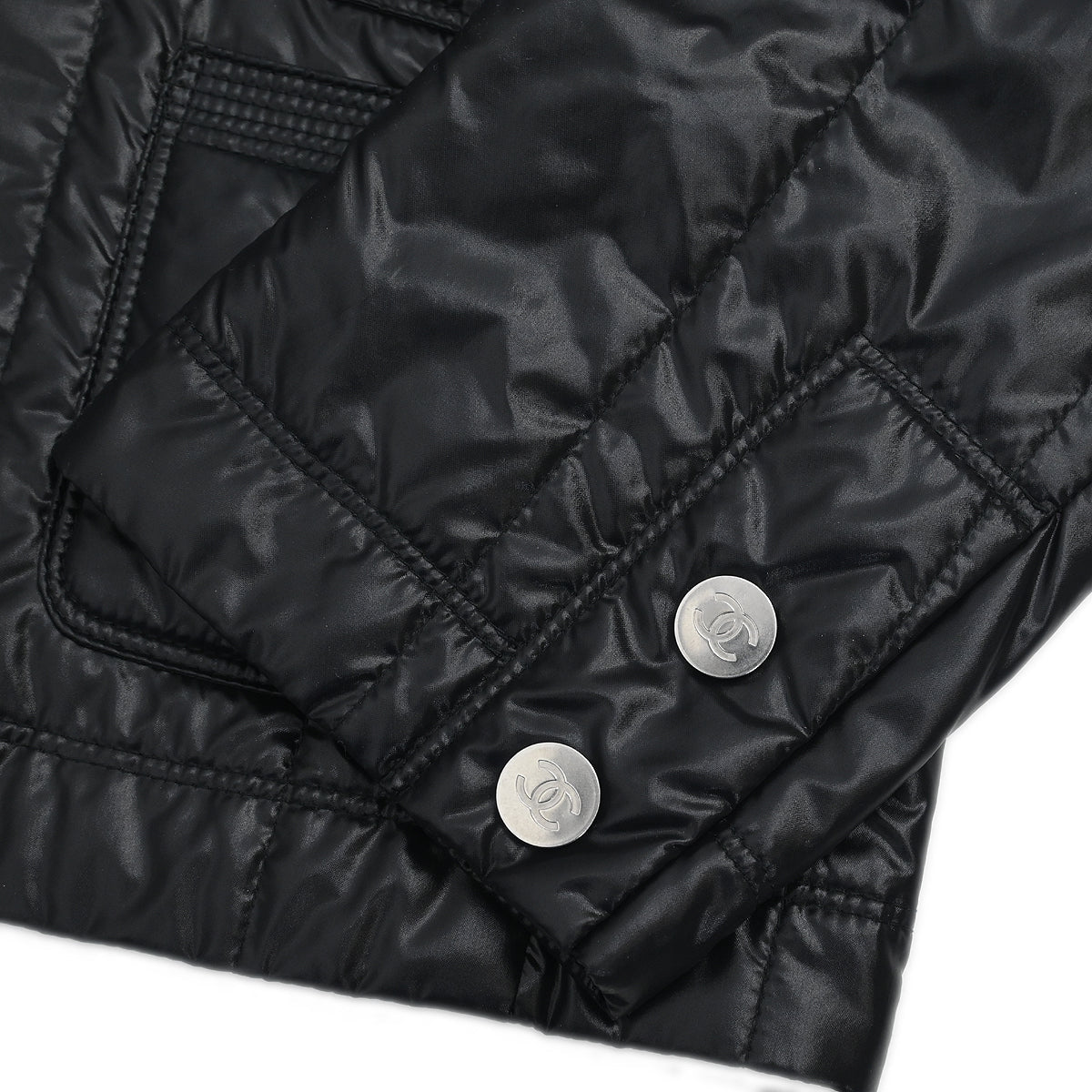 Chanel 2012 Zip Up Jacket Black #36