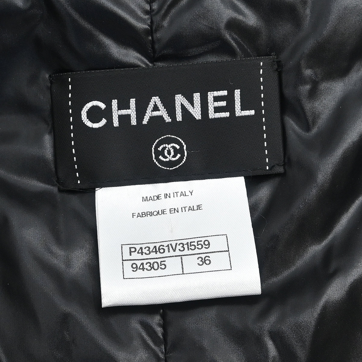 Chanel 2012 Zip Up Jacket Black #36