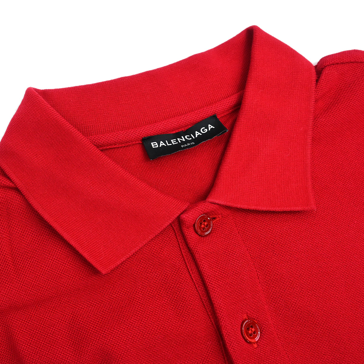 Balenciaga 2017 Polo Shirt Red #S