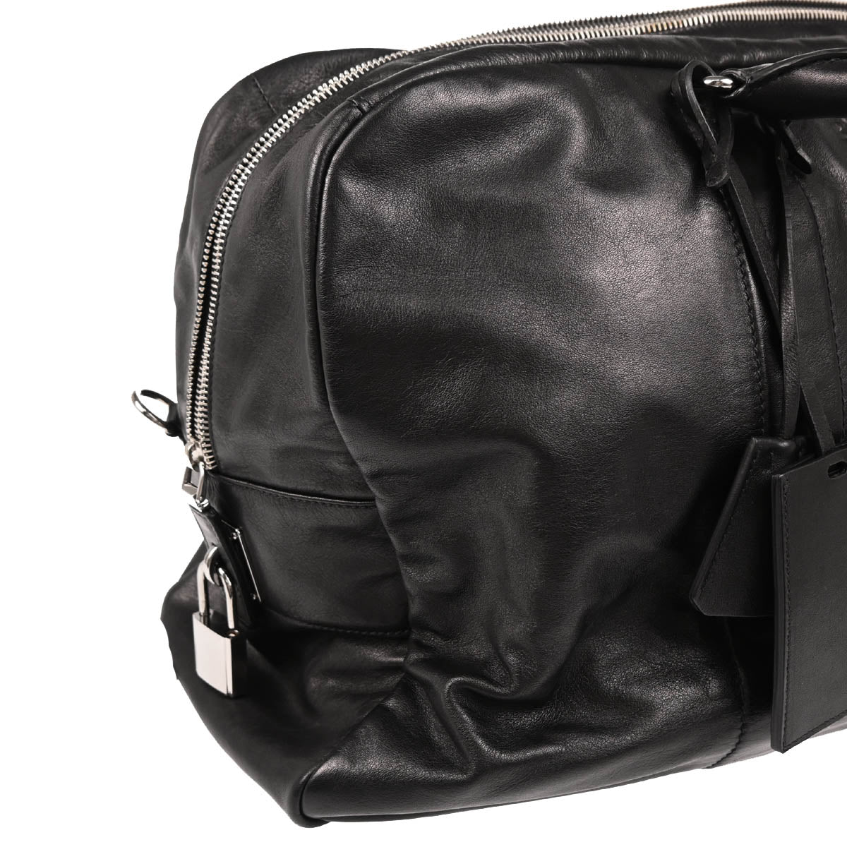 Prada 2010 Black Leather 2way Shoulder Handbag