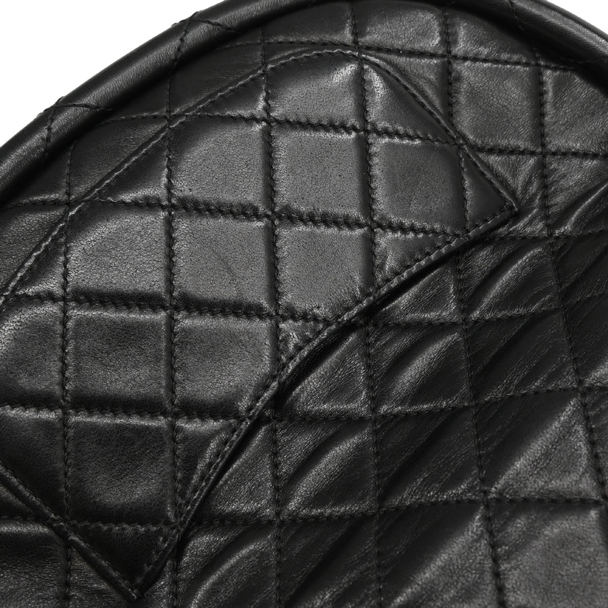Chanel 2013-2014 Black Lambskin Small Hula Hoop Handbag