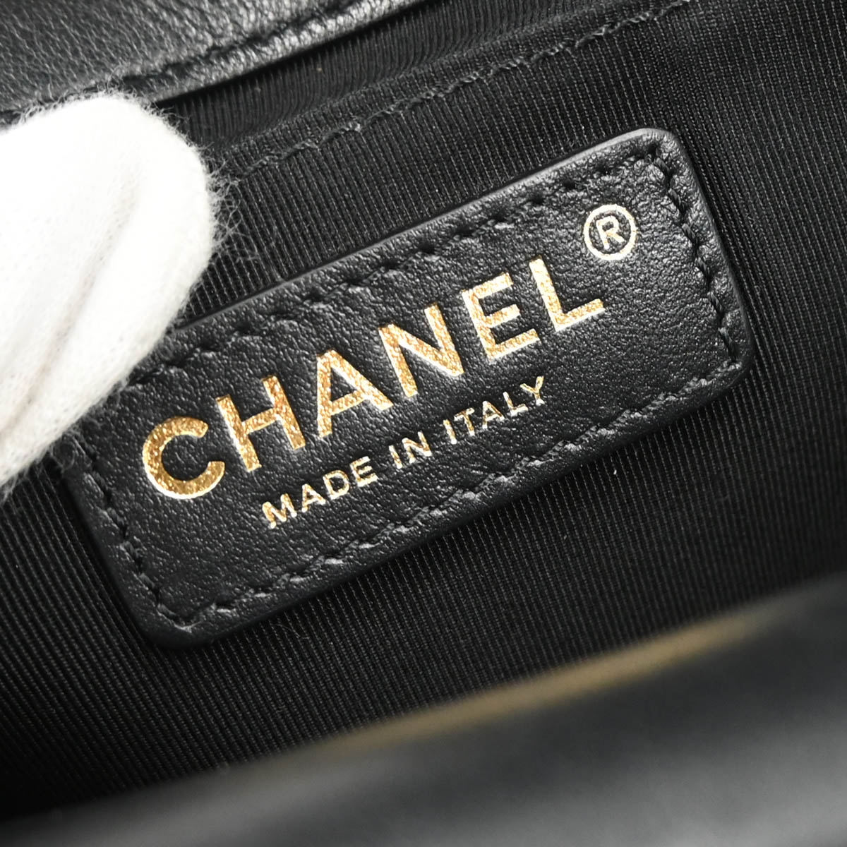 Chanel 2019 Black Lambskin Triple Flap Shoulder Bag