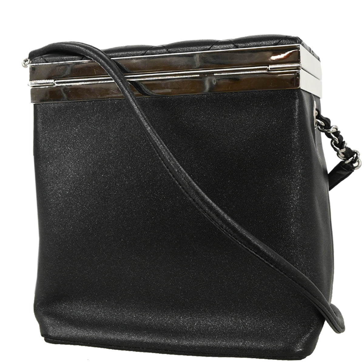 Chanel 2016-2017 Calfskin Lambskin Vanity Shoulder Bag