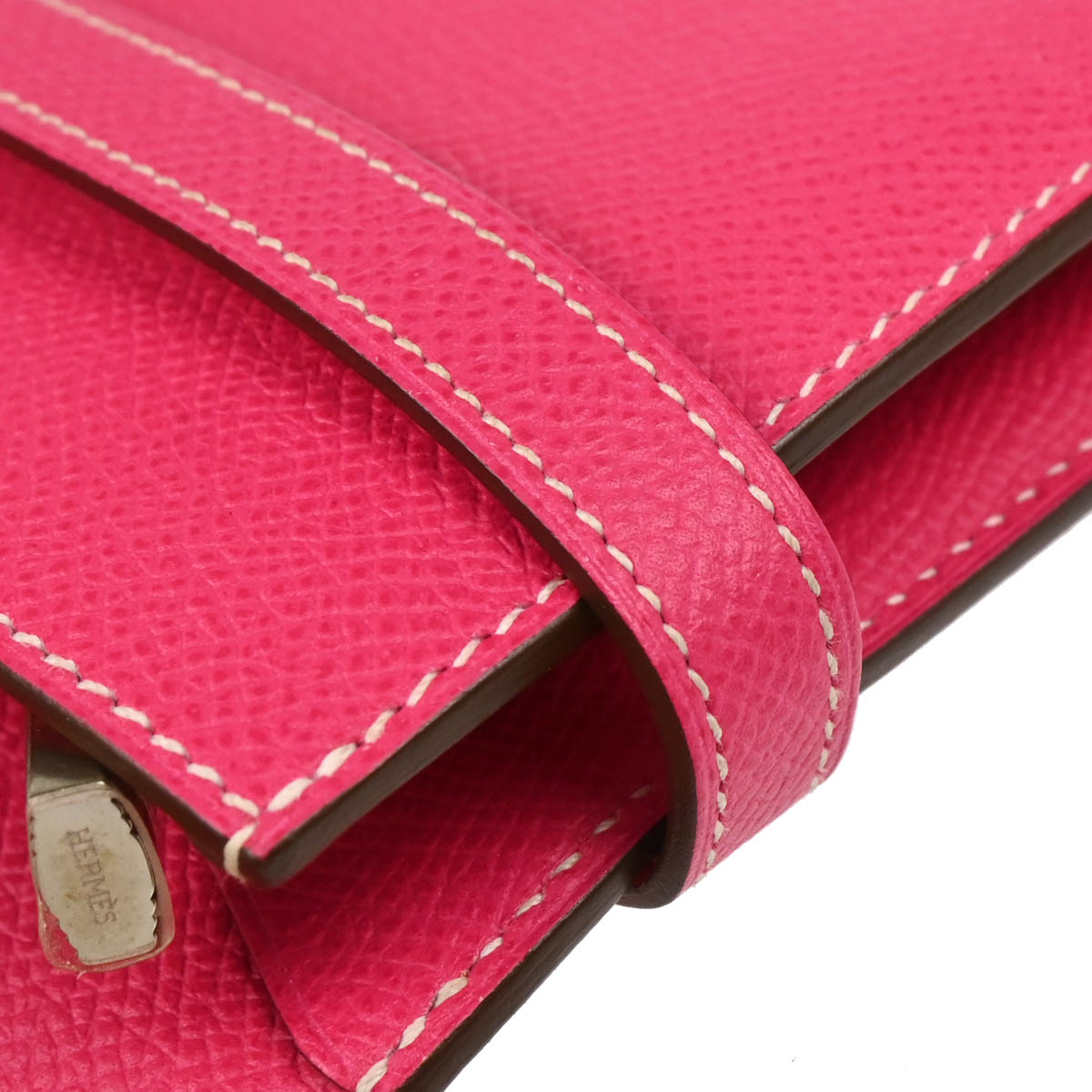 Hermes 2013 Pink Epsom Kelly Wallet Purse