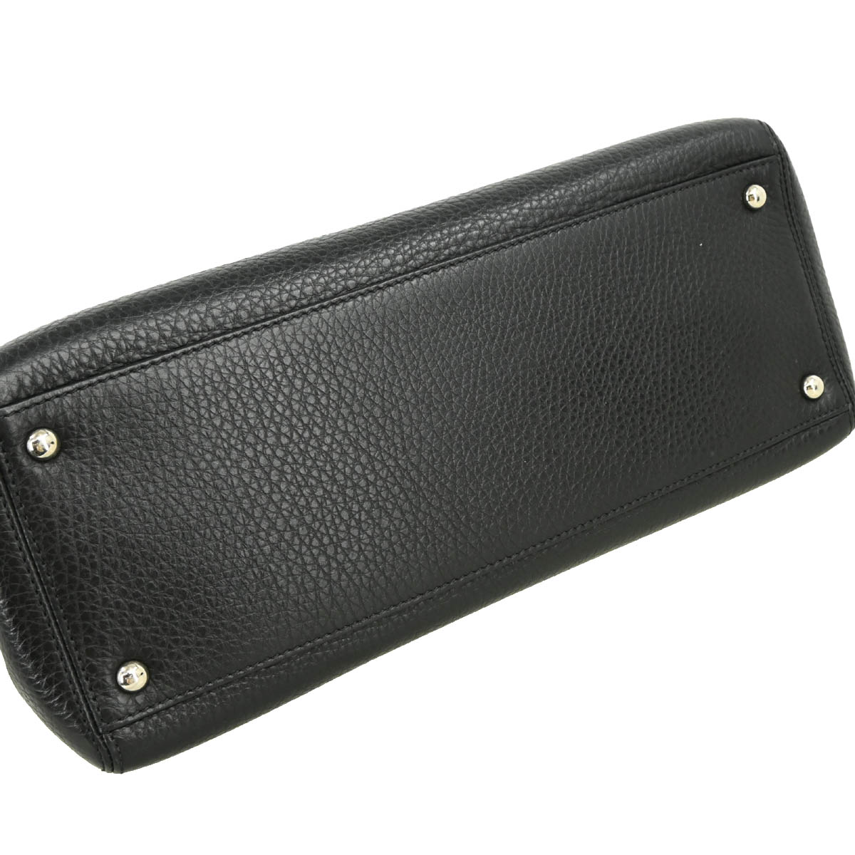 Chanel 2014-2015 Black Deerskin Executive Cerf Tote Shoulder Bag
