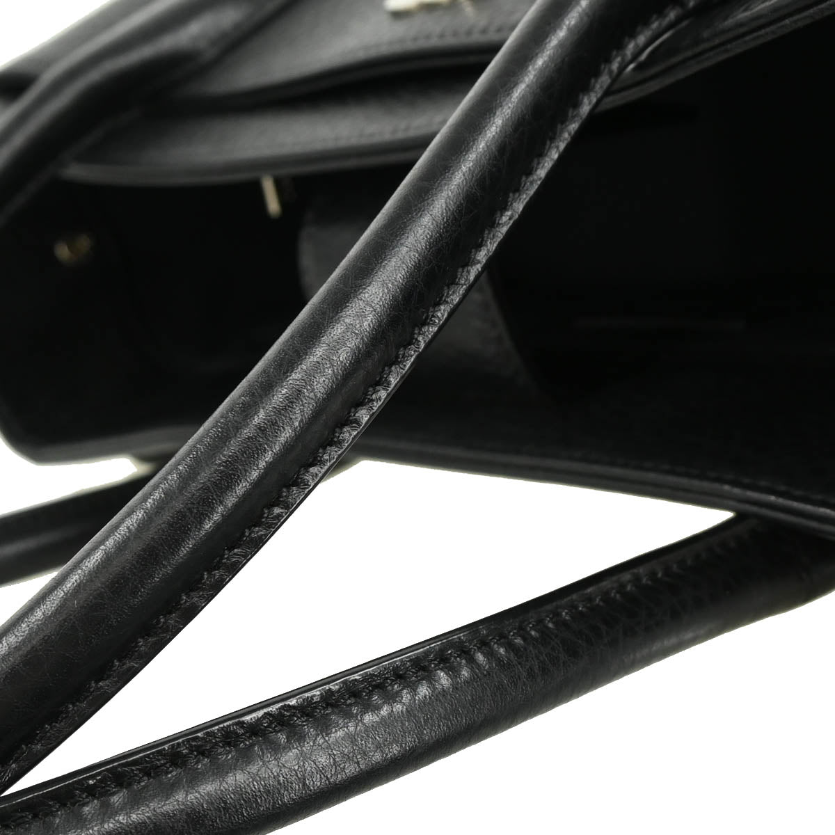 Chanel 2014-2015 Black Deerskin Executive Cerf Tote Shoulder Bag