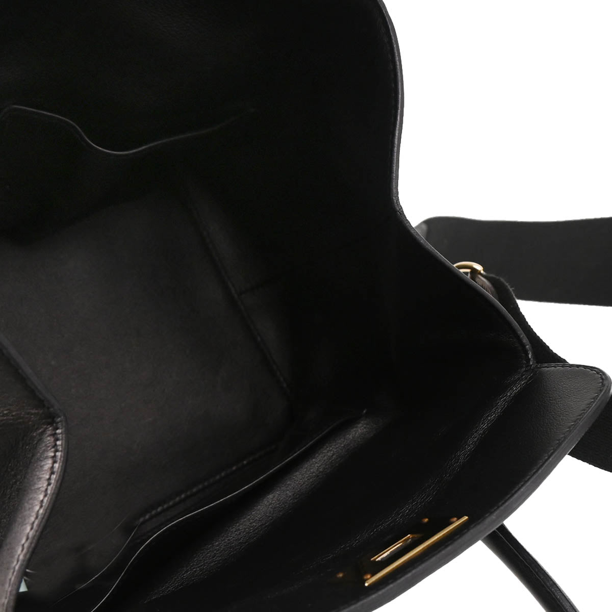 Hermes 2018 Black Veau Swift Toolbox 20 2way Shoulder Handbag