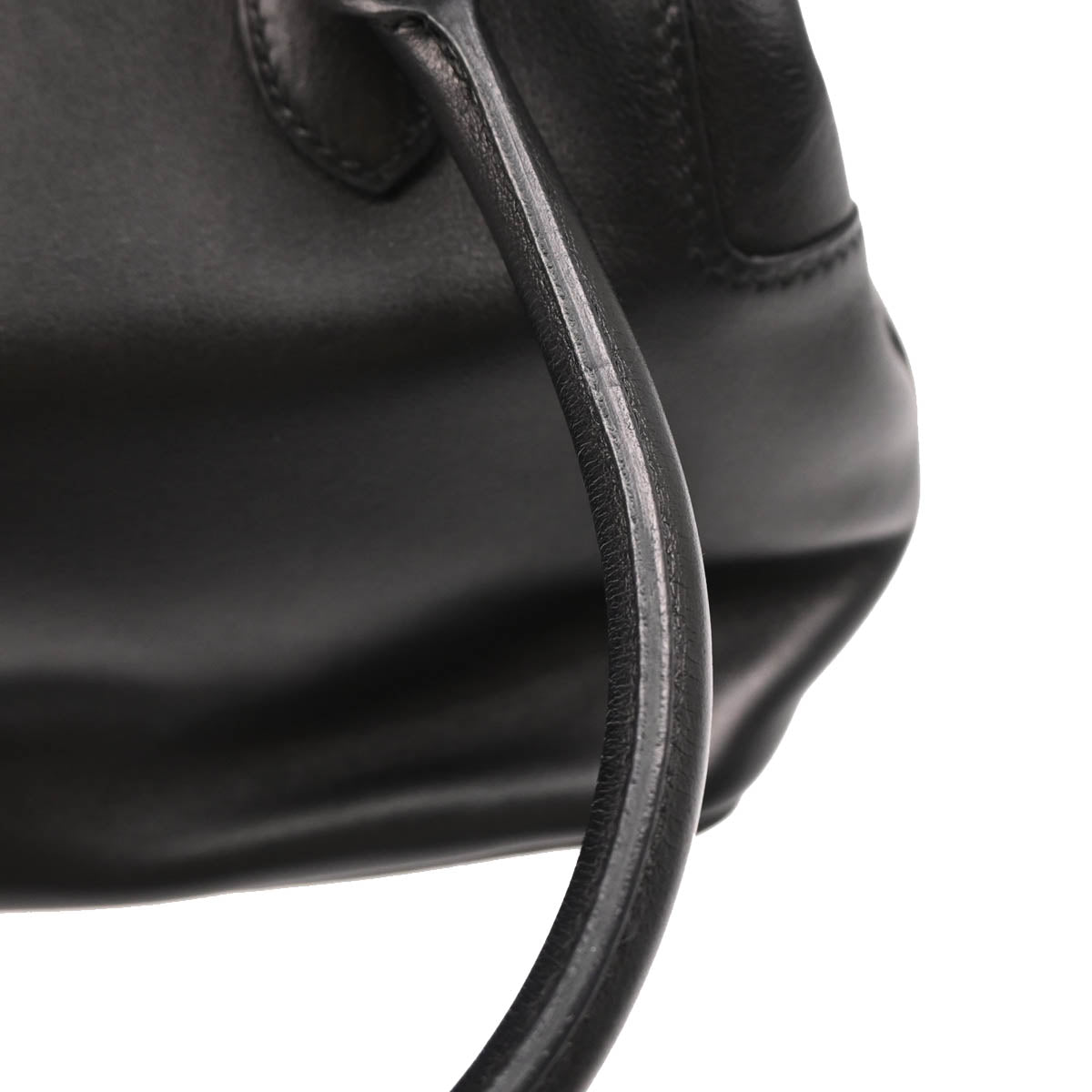 Hermes 2018 Black Veau Swift Toolbox 20 2way Shoulder Handbag