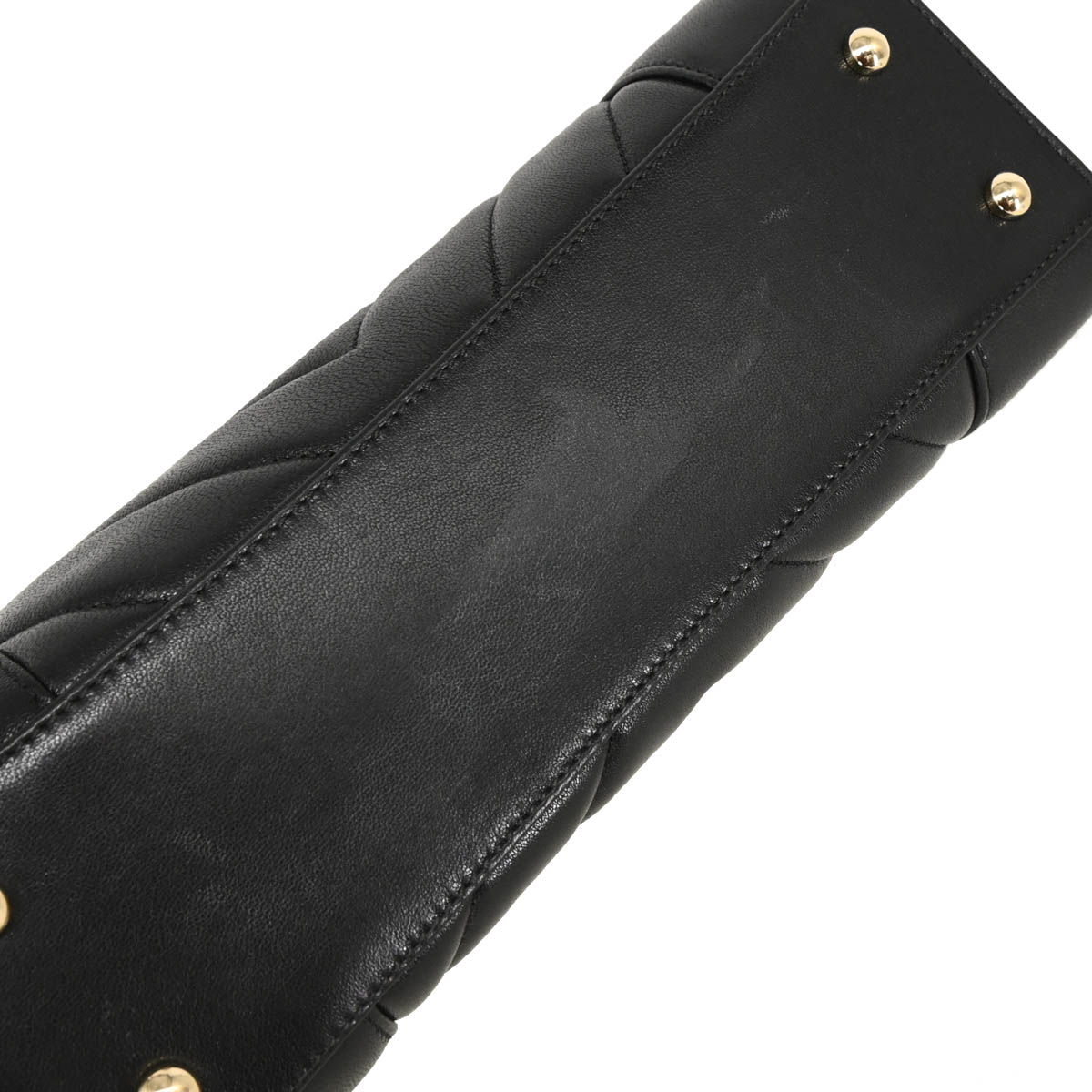 Chanel 2017-2018 Black Lambskin Chevron Handbag