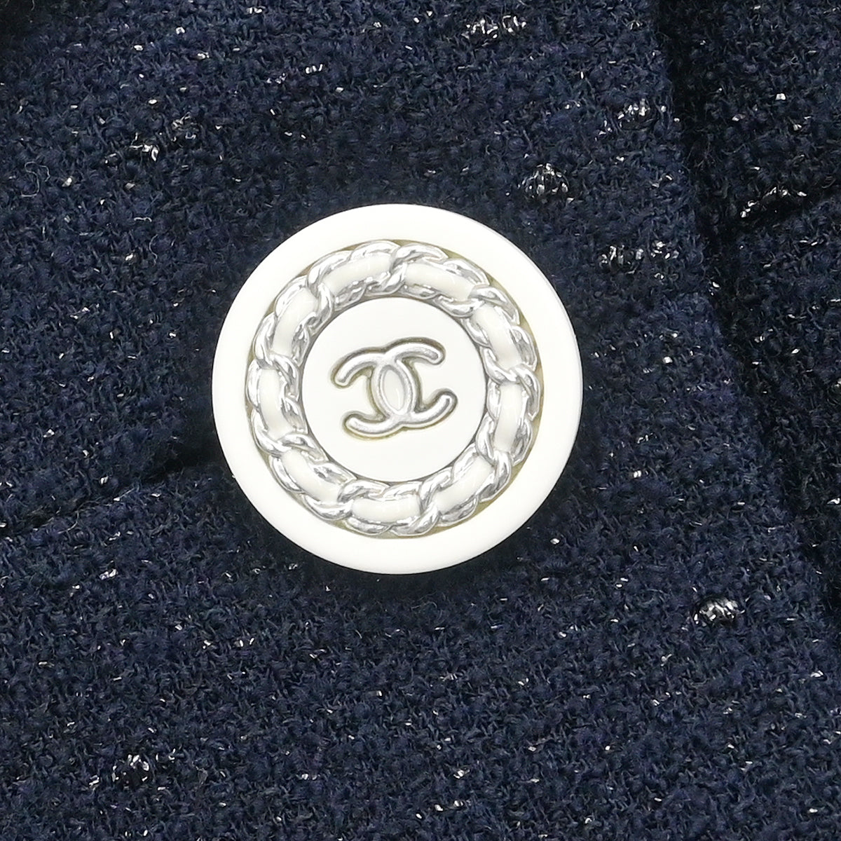 Chanel 2018 Double Breasted Jacket Navy #42