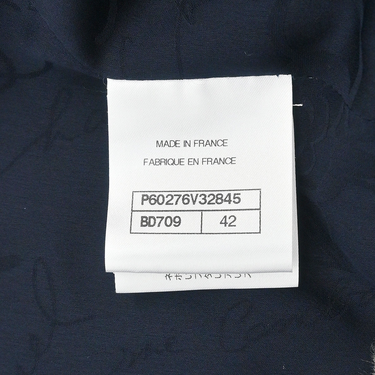 Chanel 2018 Double Breasted Jacket Navy #42