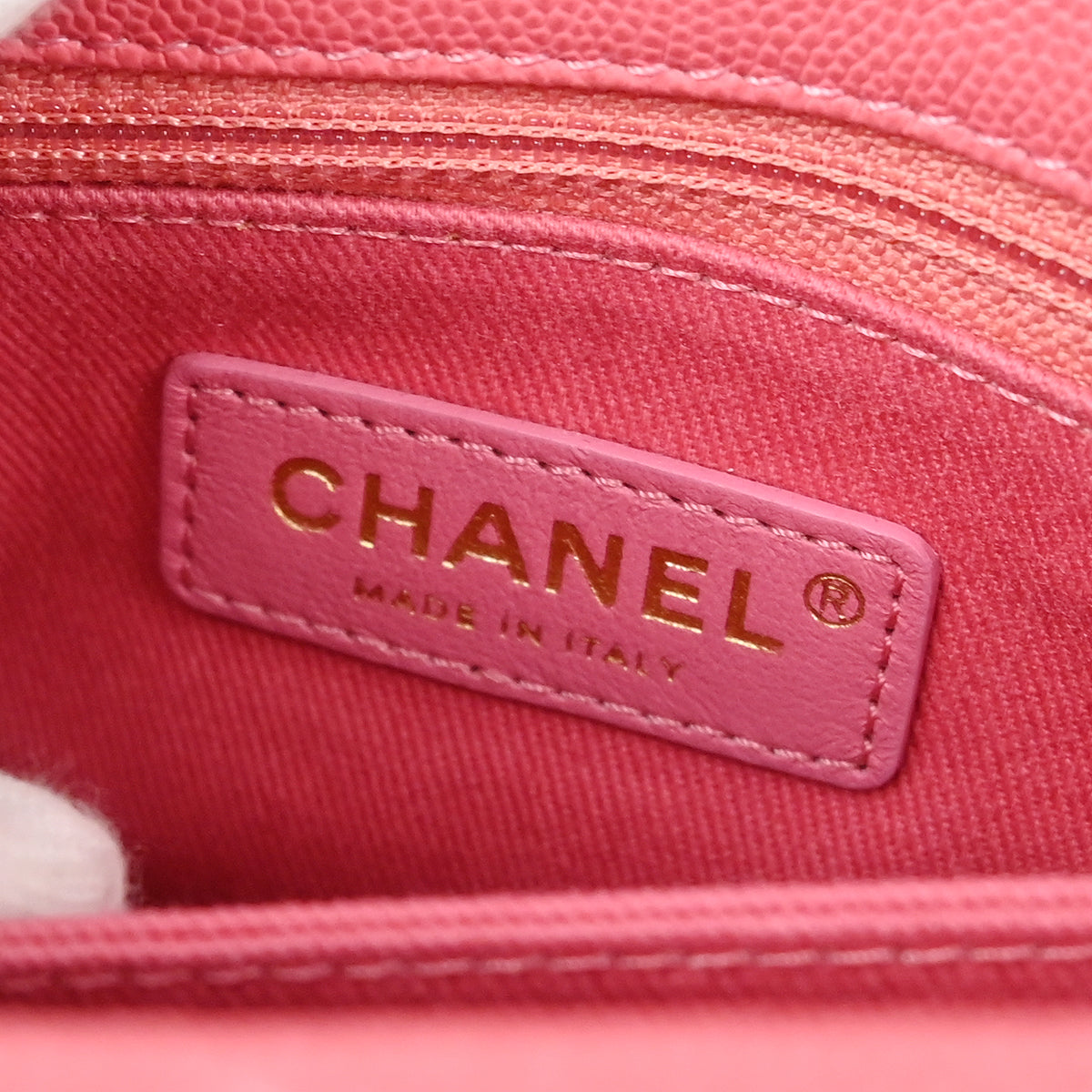 Chanel 2019 Pink Caviar Coco Handle 2way Handbag