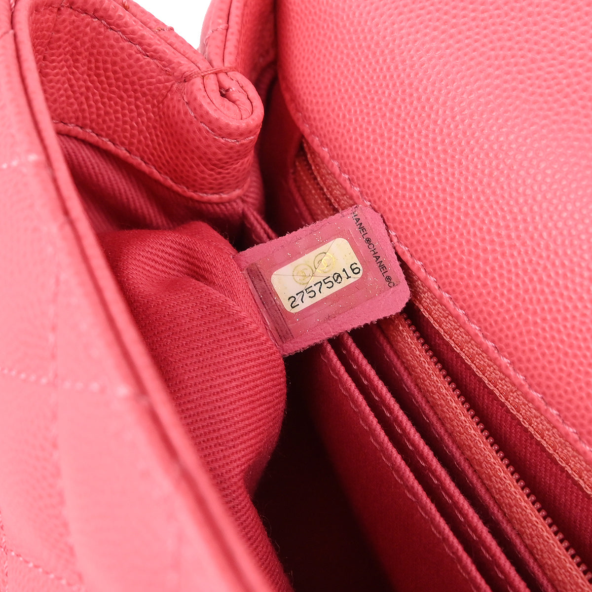 Chanel 2019 Pink Caviar Coco Handle 2way Handbag