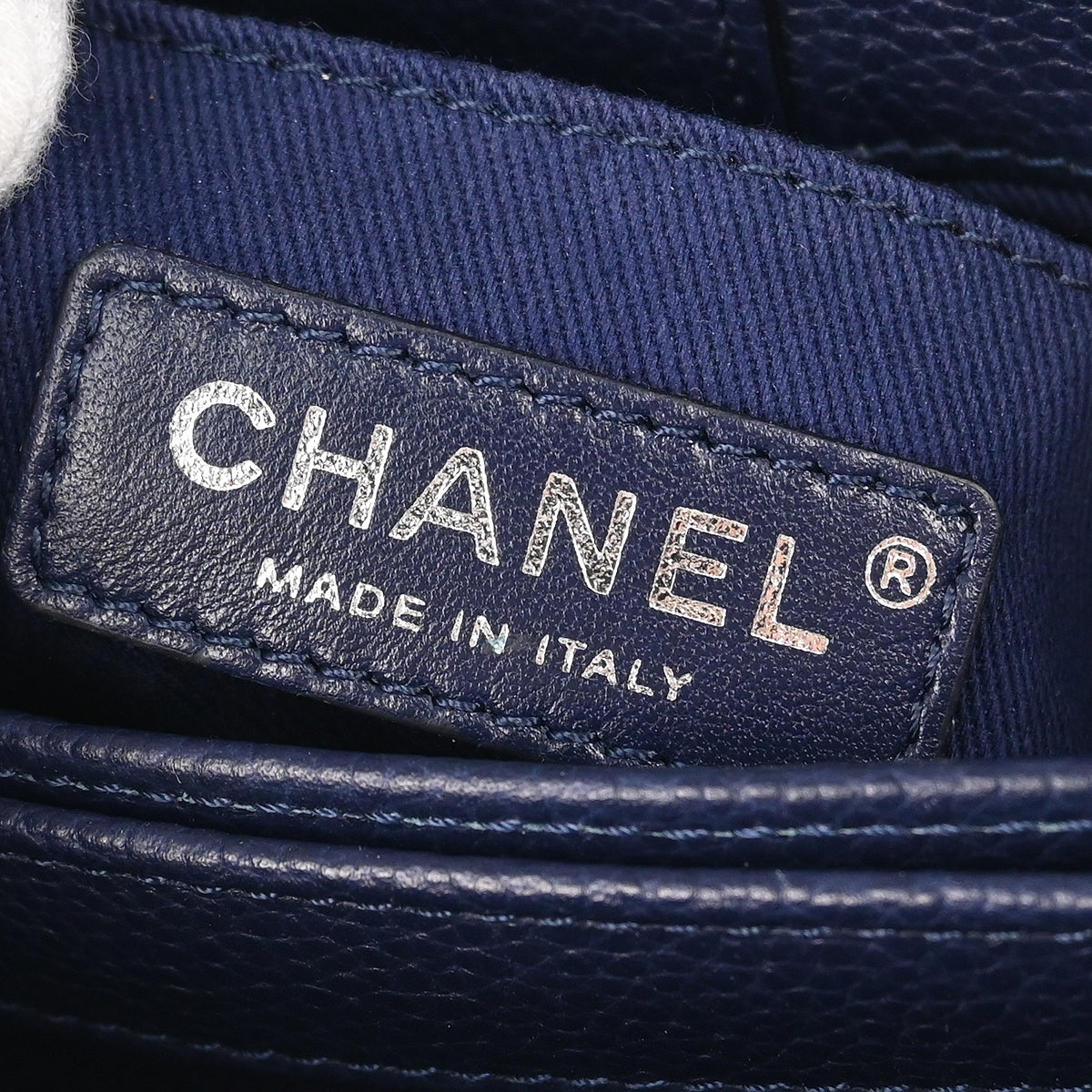 Chanel 2017 Navy Calfskin Neo Executive Tote 2way Shoulder Handbag